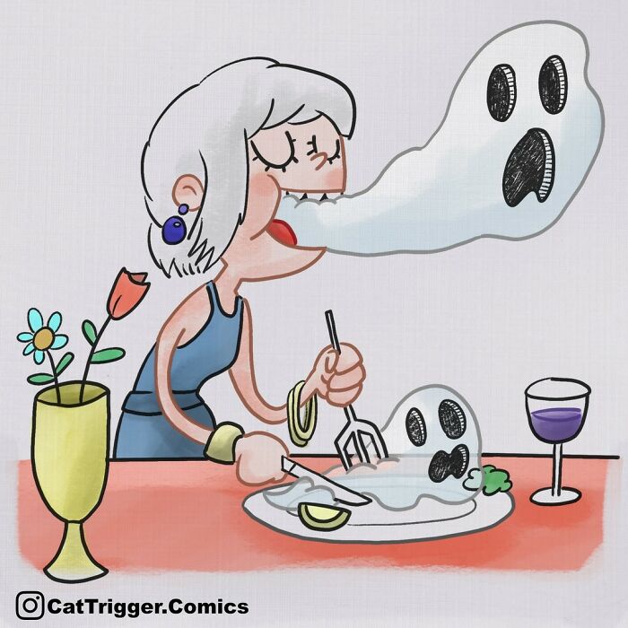 New Hilarious Comics With Weird And Twisted Endings By Cat Trigger