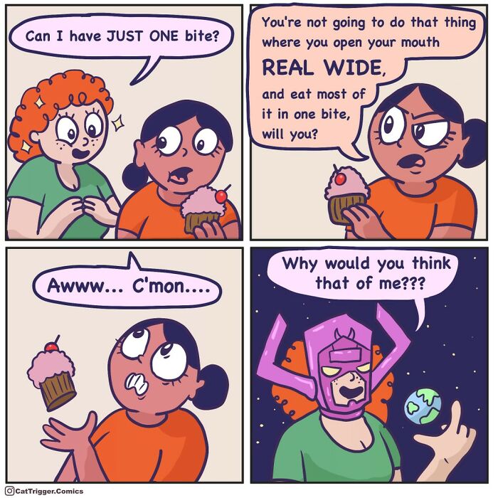 New Hilarious Comics With Weird And Twisted Endings By Cat Trigger