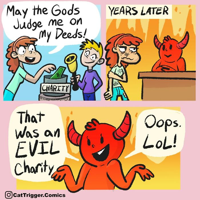 New Hilarious Comics With Weird And Twisted Endings By Cat Trigger