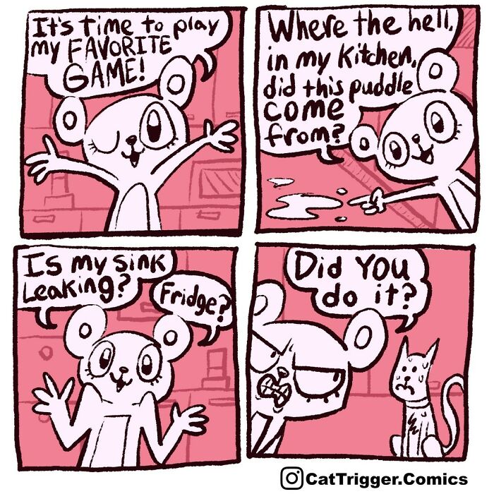 New Hilarious Comics With Weird And Twisted Endings By Cat Trigger