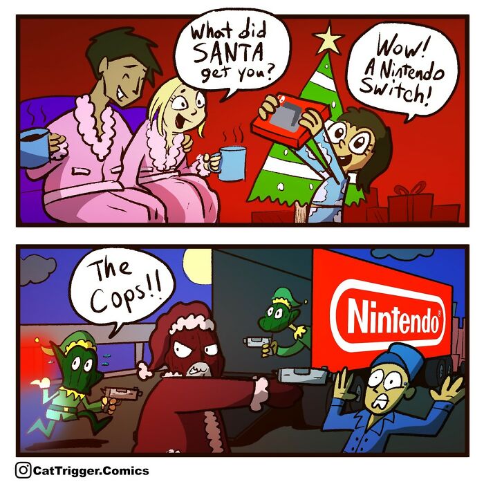 New Hilarious Comics With Weird And Twisted Endings By Cat Trigger