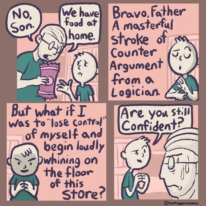 New Hilarious Comics With Weird And Twisted Endings By Cat Trigger