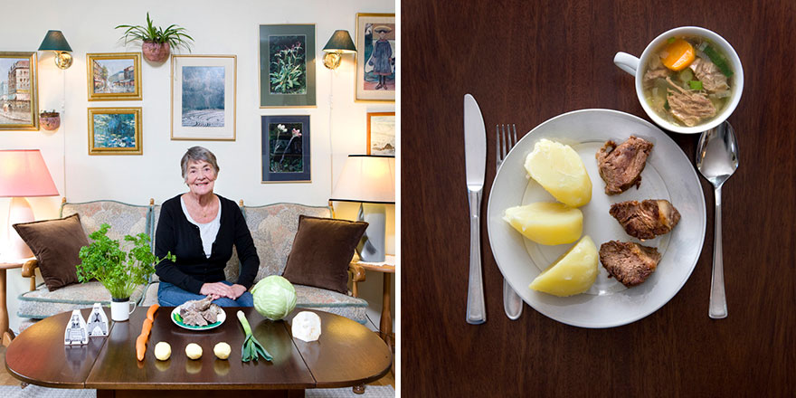 Synnove, 77, Norway: Kjottsuppe (Icelandic Bull Meat And Vegetables Soup)