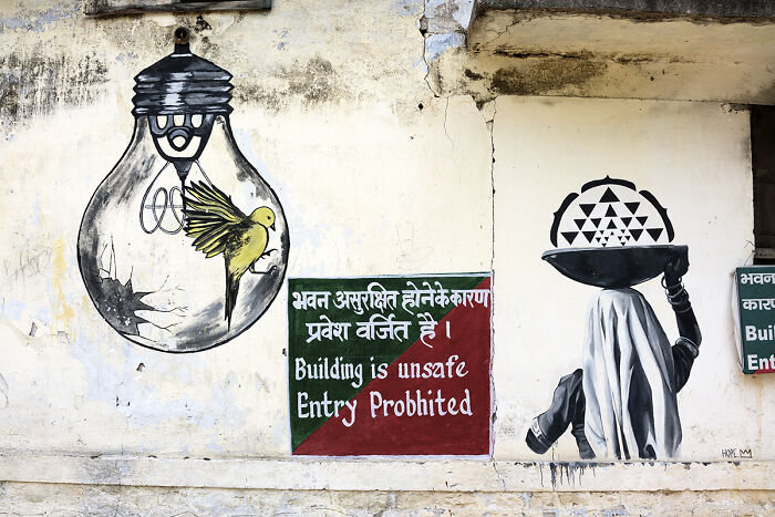 Unsafe Building, Beatles Ashram, Rishikesh, India