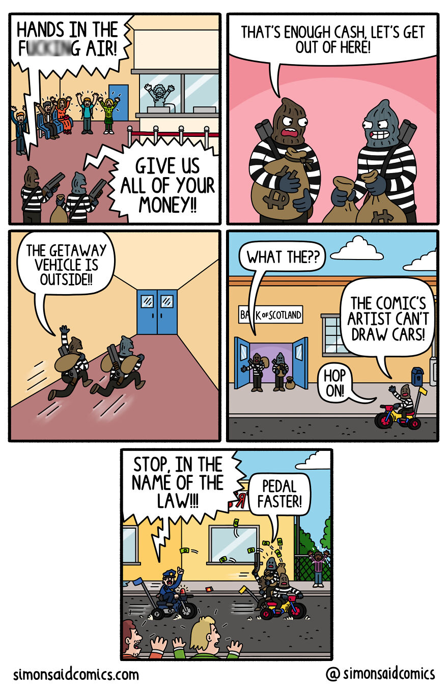 30 Humourous Comics That I Hope Will Tickle Your Funny Bone By Simon Johnson