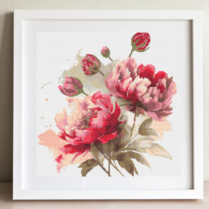 I Created Various Floral Cross Stitch Patterns (15 Pics)