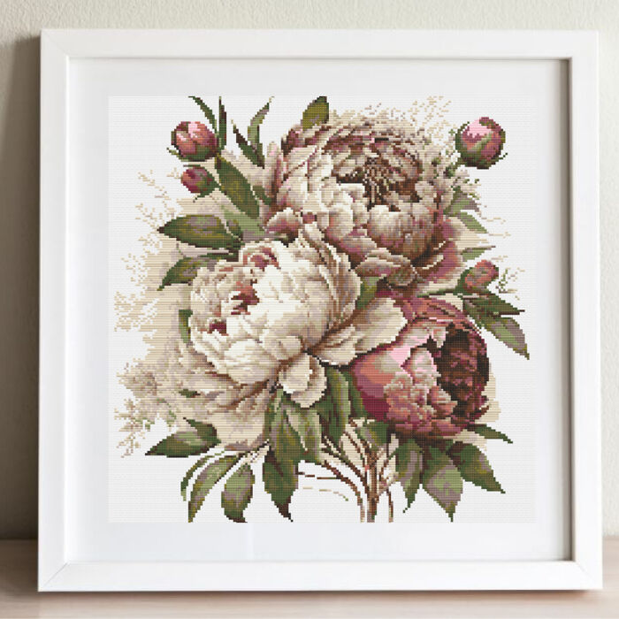 I Created Various Floral Cross Stitch Patterns (15 Pics)