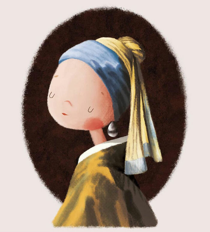 This Instagram Account Honors The Painting "Girl With A Pearl Earring "