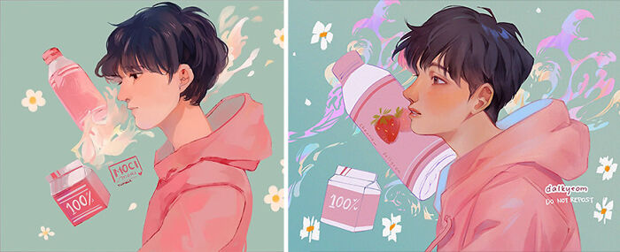 Twitter Artists Reveal Their First And Their Most Recent Artworks To Compare Their Art Improvement Over The Years (30 Pics)