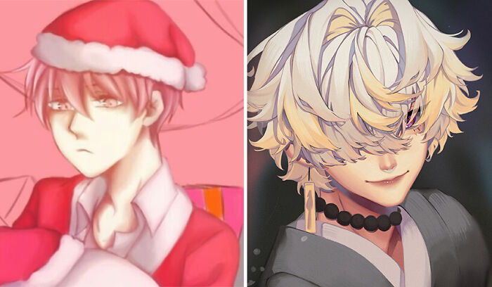 Twitter Artists Reveal Their First And Their Most Recent Artworks To Compare Their Art Improvement Over The Years (30 Pics)