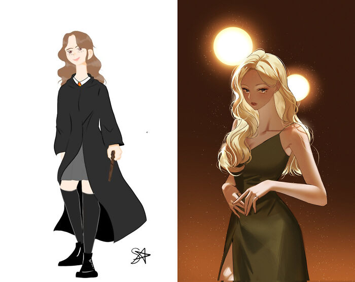 Twitter Artists Reveal Their First And Their Most Recent Artworks To Compare Their Art Improvement Over The Years (30 Pics)