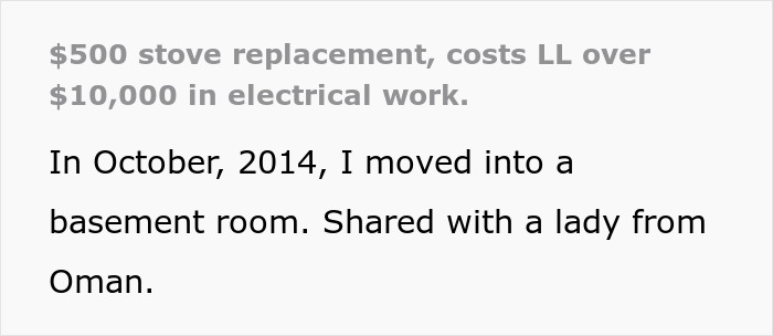 Landlord Won’t Listen To Tenant And Fix Stove For $500, Pays $10K Instead Landlord Won’t Listen To Tenant And Fix Stove For $500, Pays $10K Instead