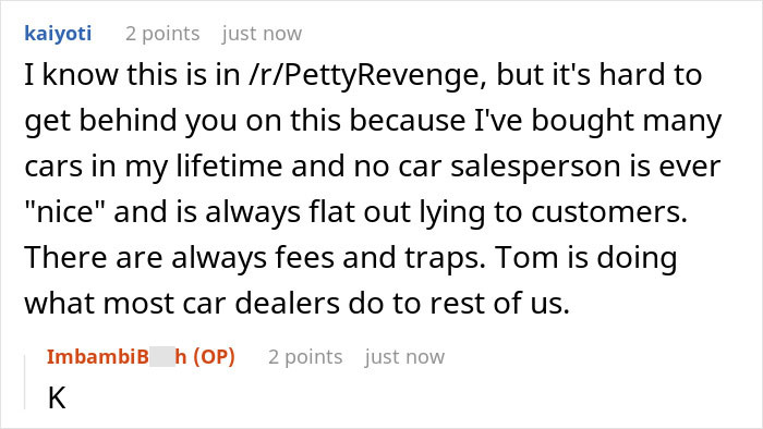 Customer&rsquo;s Entitlement Backfires When Car Dealership Cancels The Deal Last-Minute And Sells The Vehicle To Someone Else 