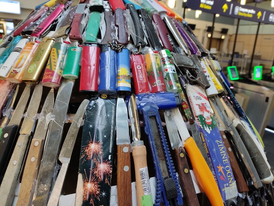 Vilnius Airport Transformed 1,000 Banned Items From Planes Into A One-Of-A-Kind Easter Egg Vilnius Airport Transformed 1,000 Banned Items From Planes Into A One-Of-A-Kind Easter Egg
