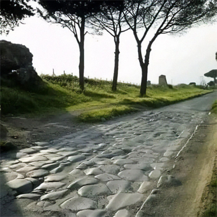 There Is A Road In Rome, The Appian Way, Which Was Built In 312 Bc By Appius Claudius Caecus And It Is Still In Use Today
