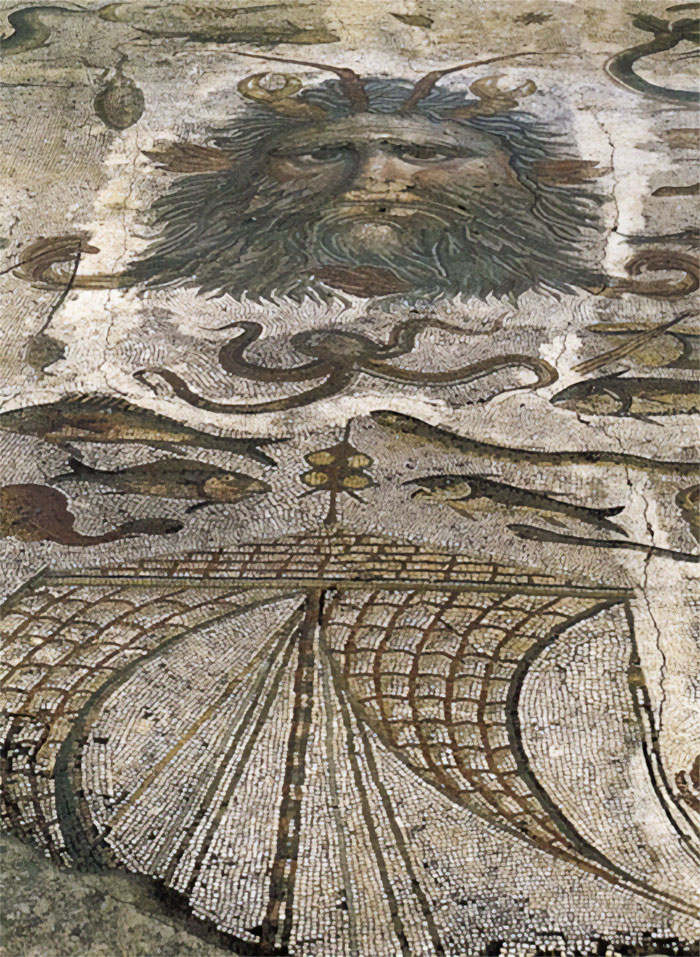 A Mosaic Discovered In Ancient Hadrianoupolis, Eskipazar District, Karabük Province, Turkey