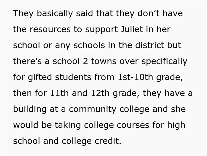 Mom Refuses To Drive Her Gifted Daughter To College-Level School, Ignores Every Option To Make It Possible