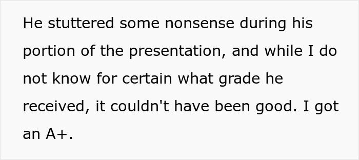 &ldquo;You&rsquo;re A Woman And Will Do As I Say&rdquo;: Guy Demands His Classmate Do His Part Of Group Presentation, She Maliciously Complies