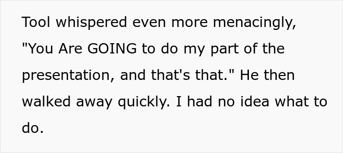 &ldquo;You&rsquo;re A Woman And Will Do As I Say&rdquo;: Guy Demands His Classmate Do His Part Of Group Presentation, She Maliciously Complies