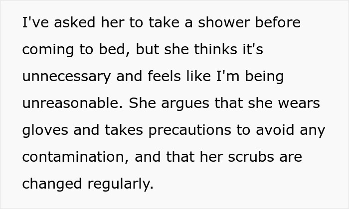 Husband Sleeps On The Couch Because His Gynecologist Wife Won&rsquo;t Shower Before Bed, Asks The Internet If He&rsquo;s A Jerk