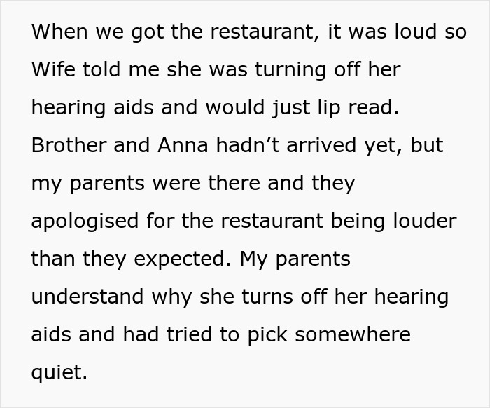 Man Leaves Dinner After His Future SIL Calls His Deaf Wife Defective And His 3 Y.O. Daughter Impolite For &ldquo;Banging On The Table&rdquo;