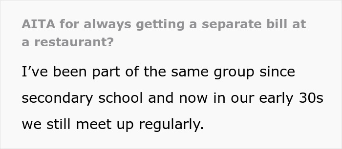 Woman Gets Yelled At By A New Guy At Dinner With Friends For Not Splitting The Check Evenly Like Everyone Else