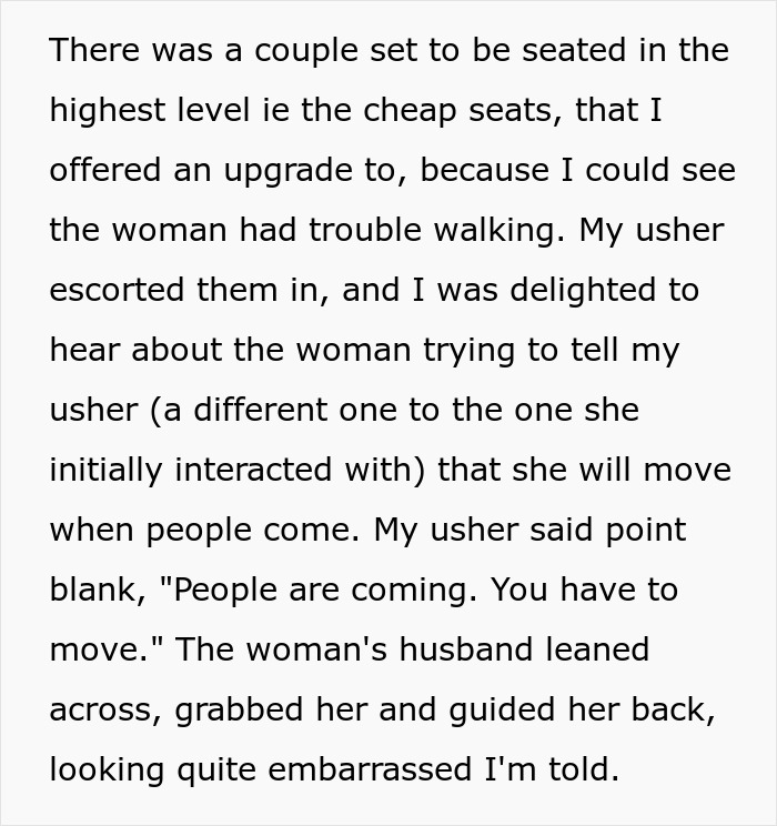 &ldquo;She Flat-Out Refuses To Move&rdquo;: Entitled Woman Ignores Theater Policy, Ends Up Learning Lesson The Embarrassing Way