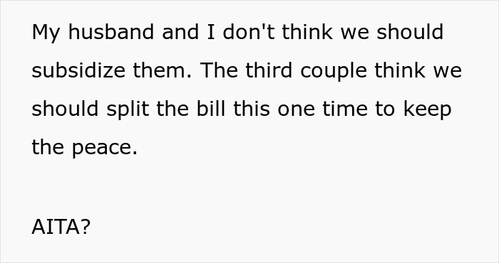 &ldquo;[Am I The Jerk] For Changing My Mind About Splitting The Cost Of Our Group Vacation Equally?&rdquo;