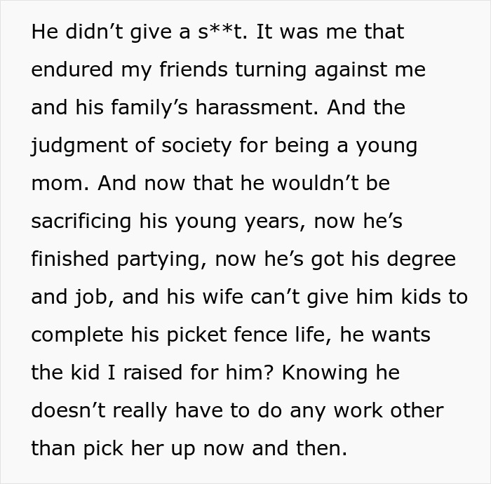 Man Refuses To Help When This Woman Gets Pregnant, So She Tells The Truth To Her 16 Y.O. Daughter When He Suddenly Wants To Meet Her
