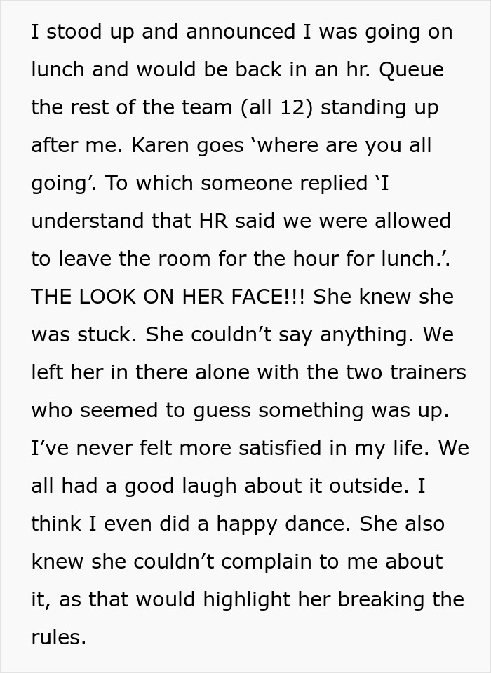 "I Stood Up And Announced I Was Going On Lunch": Employee Goes To HR After Manager Tells Her She Can't Have A Lunch Break
