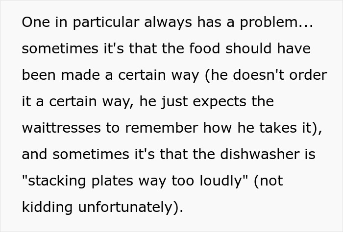 “Table For One?”: Waitress Gets Back At Diner Regular Who Always Expects To Be Welcomed With Open Arms “Table For One?”: Waitress Gets Back At Diner Regular Who Always Expects To Be Welcomed With Open Arms