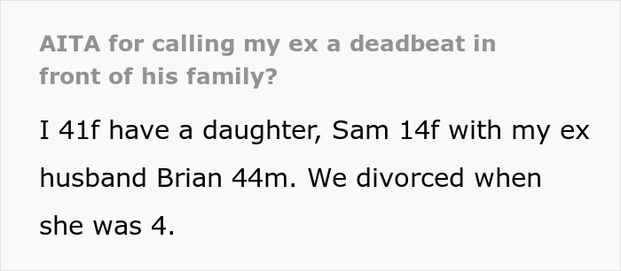 Uninvolved Dad Belittles Teen’s Sporting Achievements During A Family Gathering, Mom Takes None Of It And Calls Him A ‘Deadbeat’ Uninvolved Dad Belittles Teen’s Sporting Achievements During A Family Gathering, Mom Takes None Of It And Calls Him A ‘Deadbeat’
