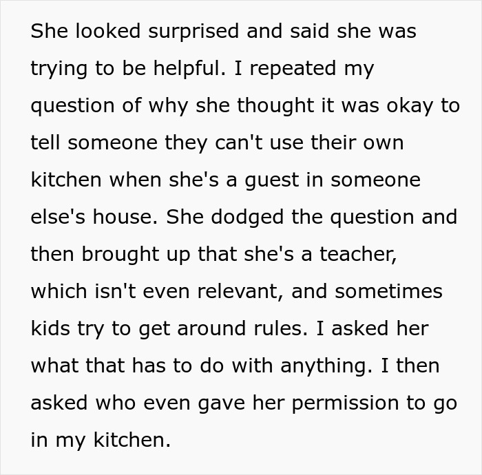 'Guestzilla' Walks Out After Being Confronted For Trying To Police Homeowner's Son