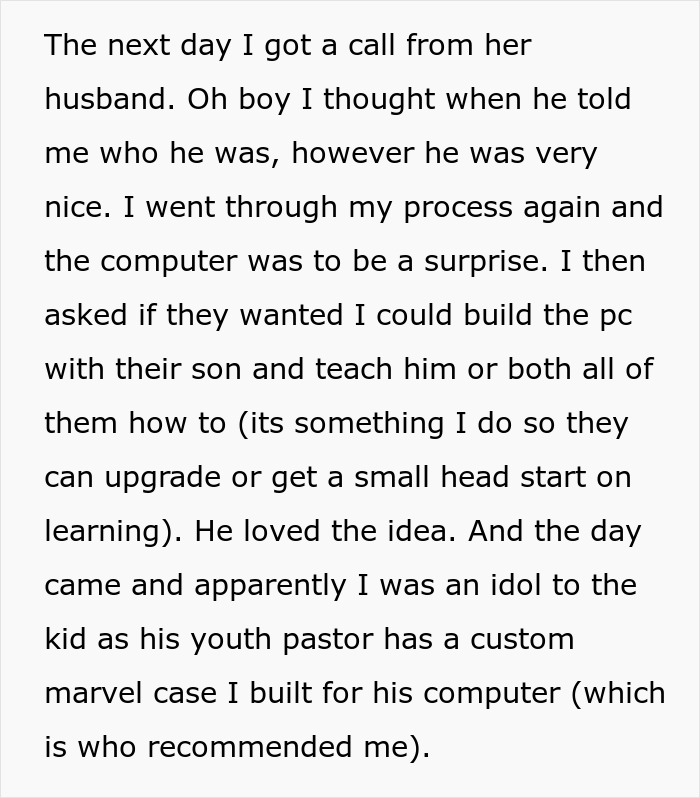 “She Exploded In A Rage”: PC Guru Is Left Dealing With Karen Over Her Son’s $2,000 Birthday Gift, Until Her Husband Gets Involved “She Exploded In A Rage”: PC Guru Is Left Dealing With Karen Over Her Son’s $2,000 Birthday Gift, Until Her Husband Gets Involved