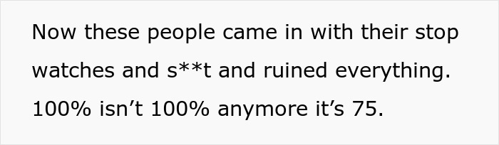 &ldquo;Time Study&rdquo; Consultant Blasted Online By Upset Employee, Claiming They&rsquo;ve Ruined Efficiency At Their Workplace