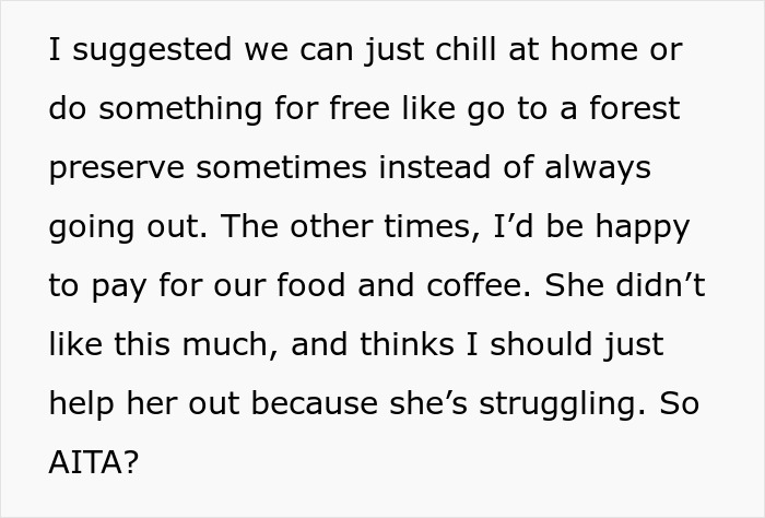 Friend Asks Woman To Pay For Everything When They Go Out Since She Lost Her Job, Gets &ldquo;Not Happening&rdquo; Reply