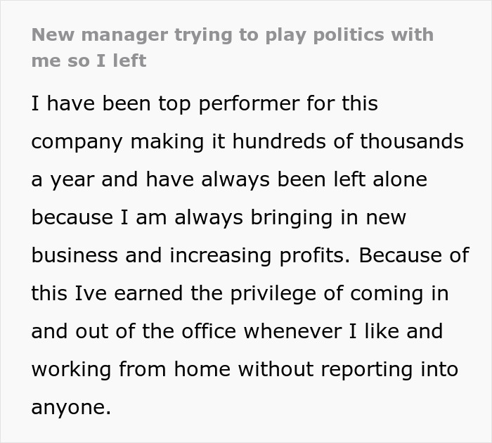 "She Should Expect My Resignation By The End Of The Day": Boss Regrets Demanding Her Best Employee Come To The Office More Often