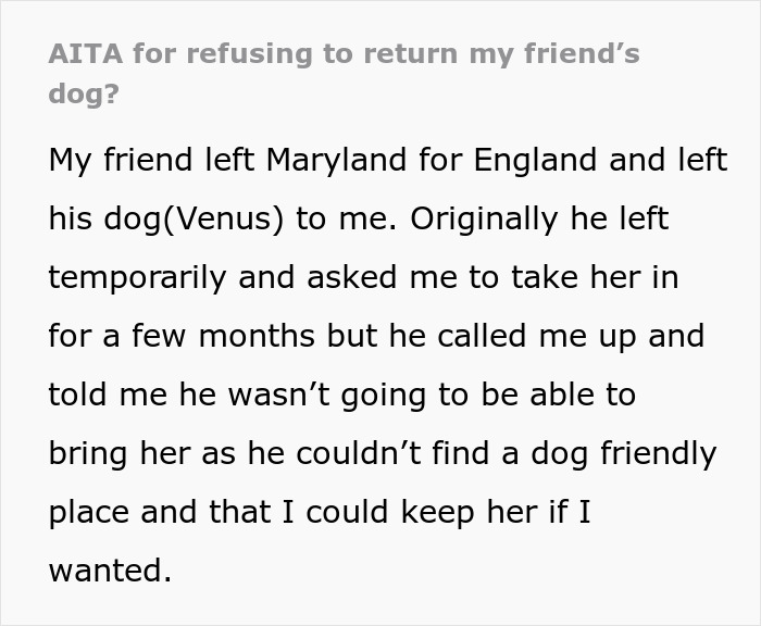 &ldquo;She Never Barks And Is The Best Hiking Buddy Ever&rdquo;: Guy Has Had His Friend&rsquo;s Dog For 2.5 Years When Friend Asks Him To Ship Her Back, Guy Refuses