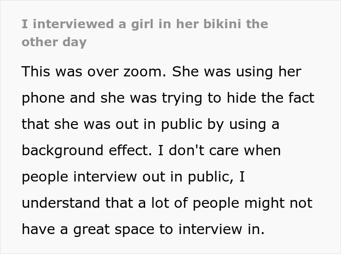 &ldquo;She Called A Week Later To See Why She Did Not Receive The Job&rdquo;: Recruiter Shares How He Interviewed A Girl In A Bikini