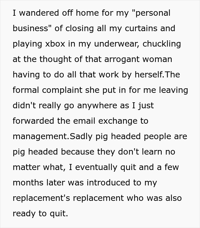 Manager Believes Age Equals Seniority And Demands Employee Do As She Says, They Maliciously Comply And Leave Her To Deal With The Fallout