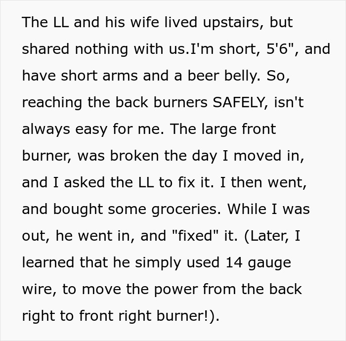 Landlord Won’t Listen To Tenant And Fix Stove For $500, Pays $10K Instead Landlord Won’t Listen To Tenant And Fix Stove For $500, Pays $10K Instead