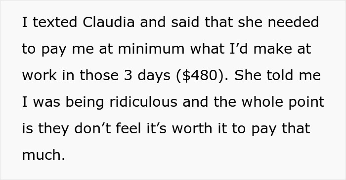"The Price For Those 3 Days Was Going To Be $840": Babysitter Asks Parents To Still Pay Her For Her Service When They Cancel Last Minute