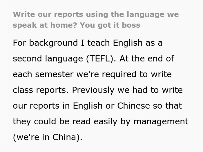 &ldquo;I&rsquo;m Now Writing In British Slang&rdquo;: Employees Maliciously Comply With New Report Writing Policy And Management Lives To Regret It
