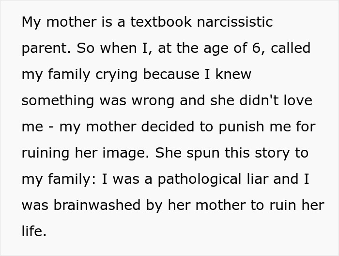 &ldquo;You Can&rsquo;t Say I Didn&rsquo;t Warn Her&rdquo;: Woman Exacts Petty Revenge On Narcissistic Mother By Only Telling Her The Truth