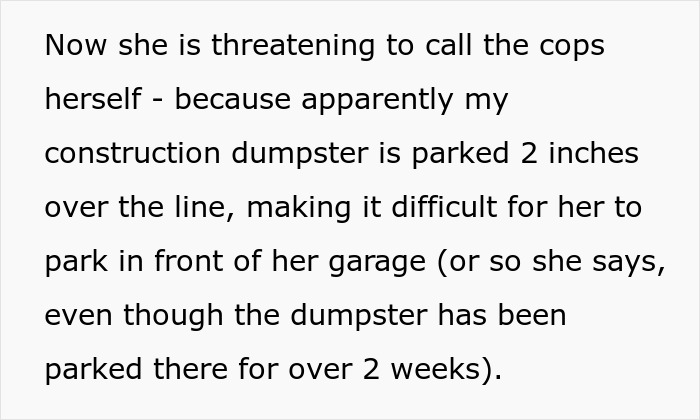 Neighbors Keep Parking In This Person’s Specially Reserved Spot, They Lose Patience And Call The Cops Neighbors Keep Parking In This Person’s Specially Reserved Spot, They Lose Patience And Call The Cops