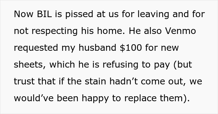 Man Disgusted With SIL's Period Bans Her From Using Hot Tub, Demands $100 For The Sheets She 'Ruined'