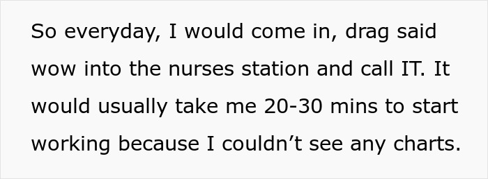 Nurse Takes Heat From Boss For Her Malfunctioning Workstation, Dumps It In Her Office To Get Her Off Her Back Nurse Takes Heat From Boss For Her Malfunctioning Workstation, Dumps It In Her Office To Get Her Off Her Back