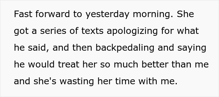 Guy Tells His Girlfriend "I Told You So" After Her Male Friend Tried To Hit On Her, Asks If He Was A Jerk