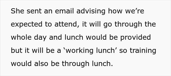 "I Stood Up And Announced I Was Going On Lunch": Employee Goes To HR After Manager Tells Her She Can't Have A Lunch Break