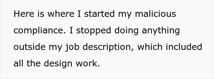 Woman Stops Doing Anything Outside Her Job Description After Boss Refuses To Promote Her, Boss Accuses Her Of Sabotaging The Team